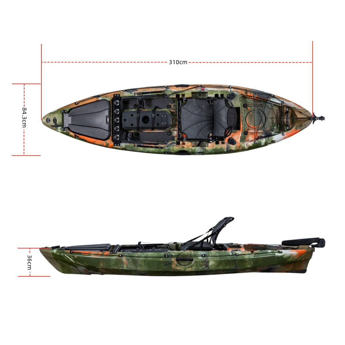 Рыболовный каяк LSF First-clas – обзор и цена Fishing Boat Seat